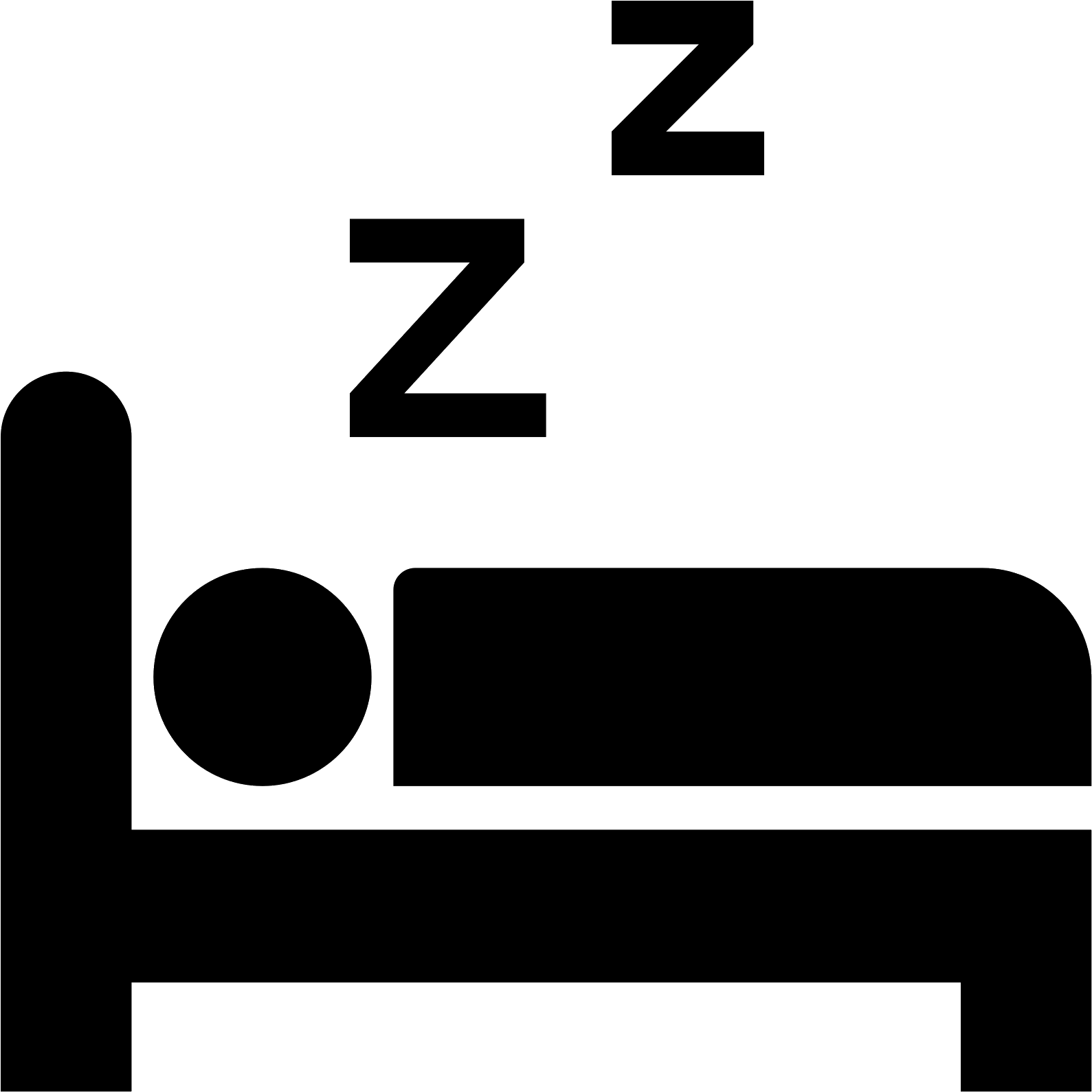 Sleep 桌布 壁紙 — 純黑色背景，沒有可見的元素或紋理。