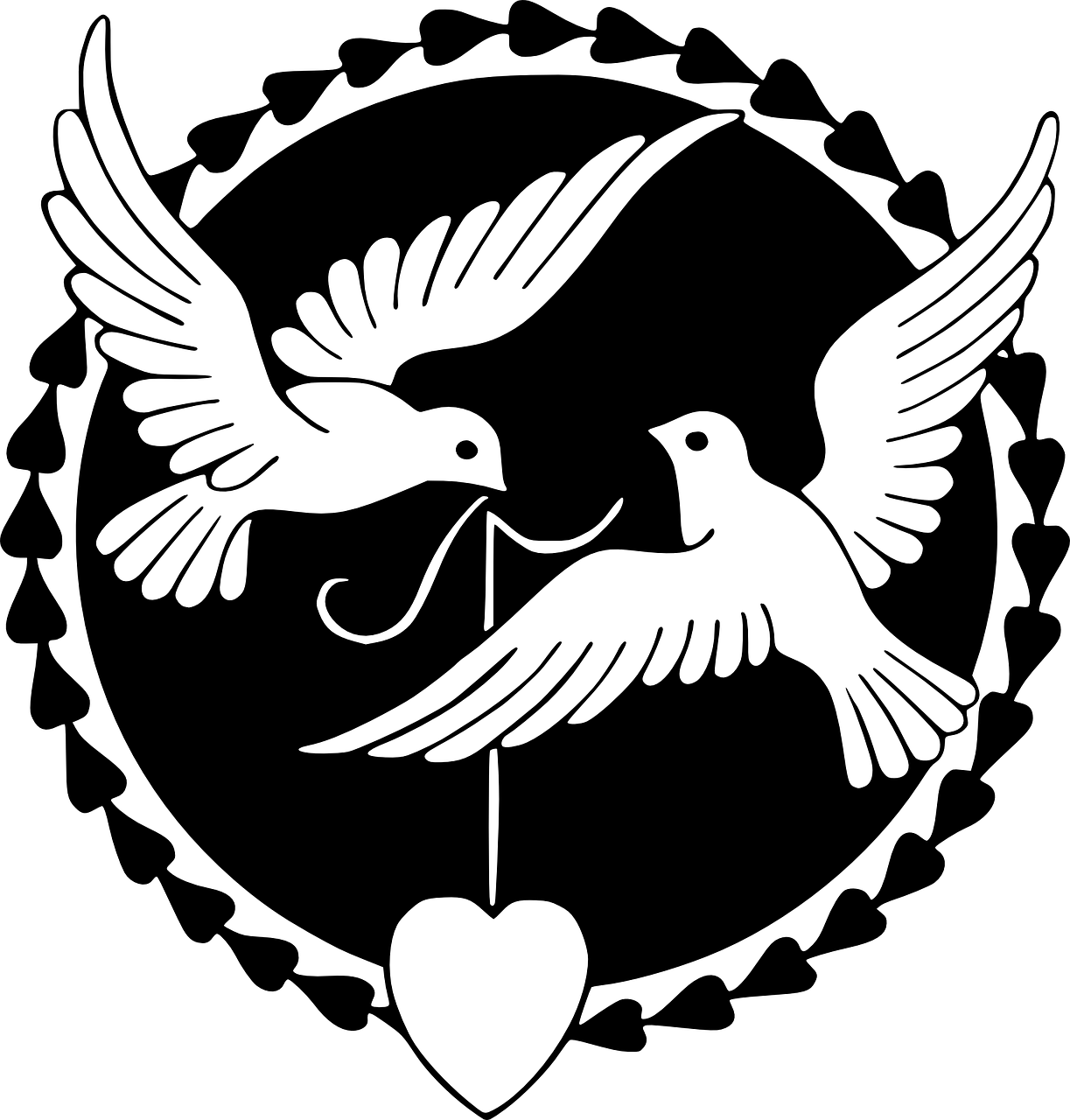 Love Black And White 桌布 壁紙 — 純黑色背景，沒有可見的元素或紋理。