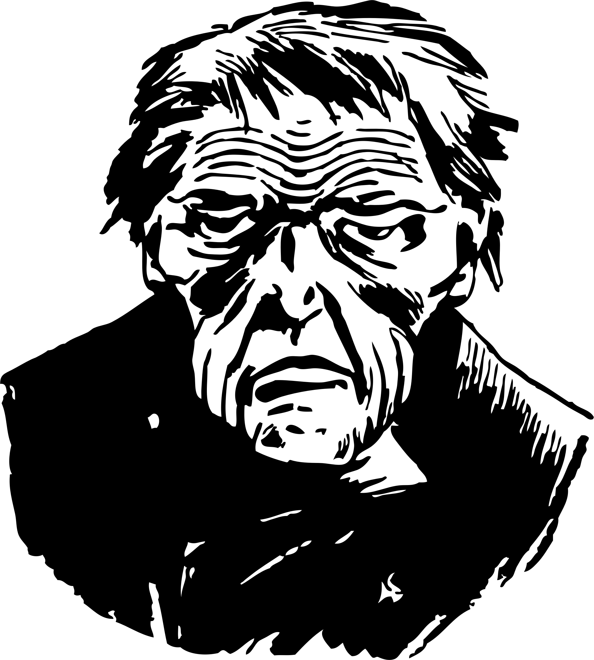詭異的GIF 桌布 壁紙 — 純黑色背景，沒有可見的元素或紋理。
