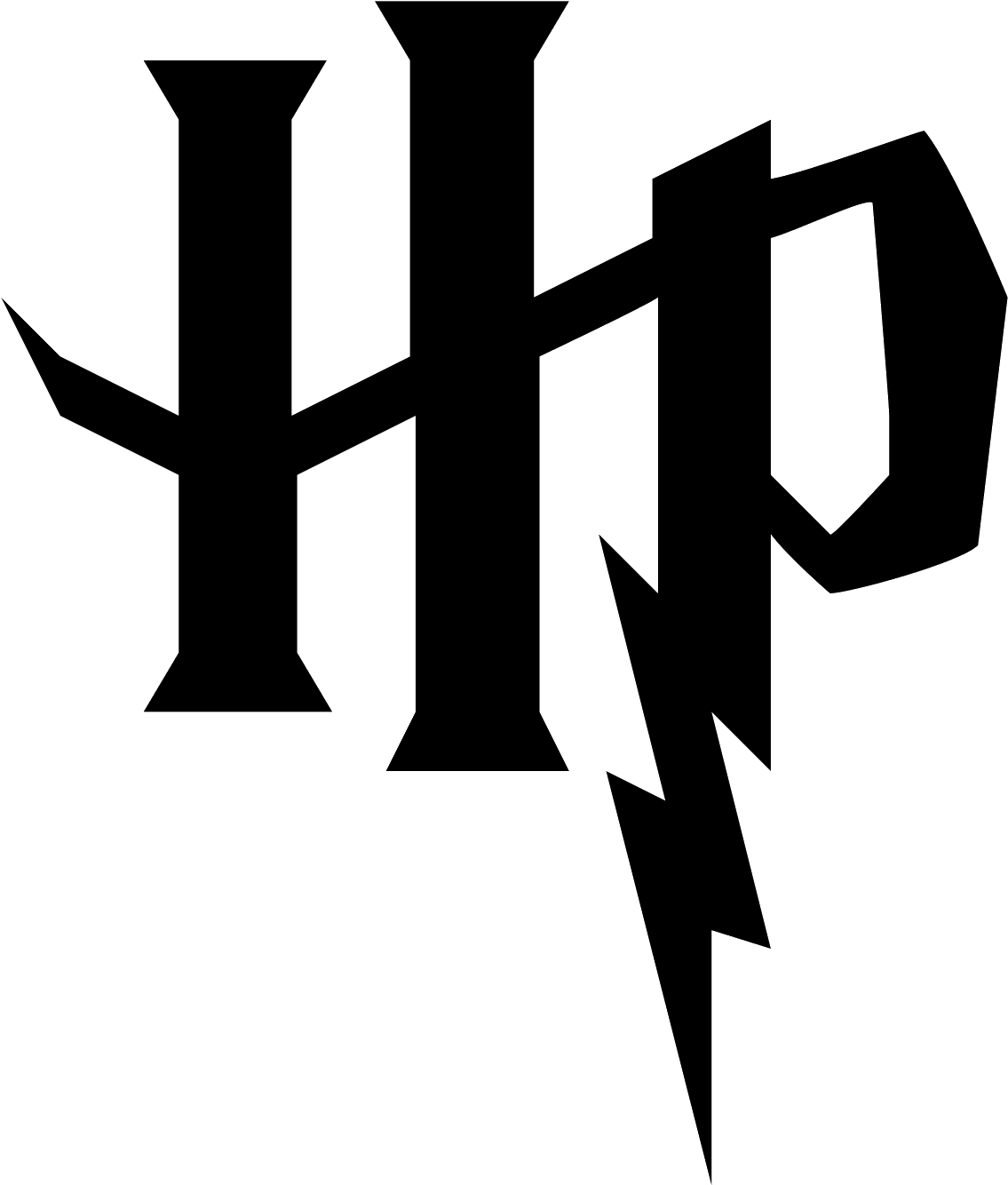 Hp Logo 桌布 壁紙 — 純黑色背景，沒有可見的元素或細節。
