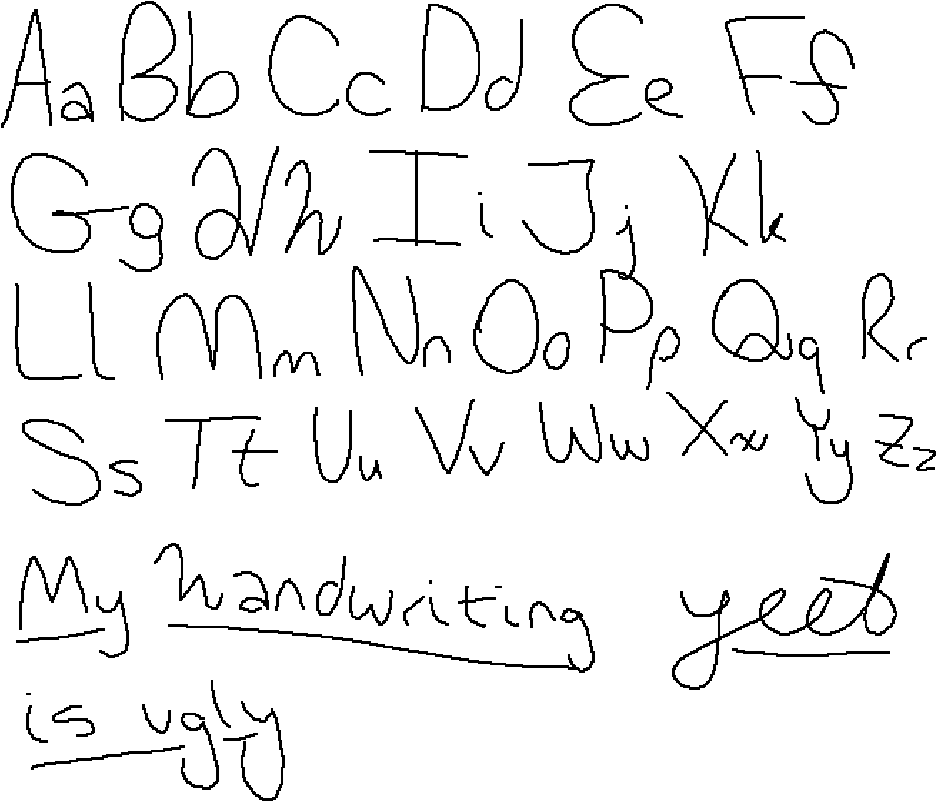 Handwriting 桌布 壁紙 — 純黑色背景，沒有可見的元素或細節。