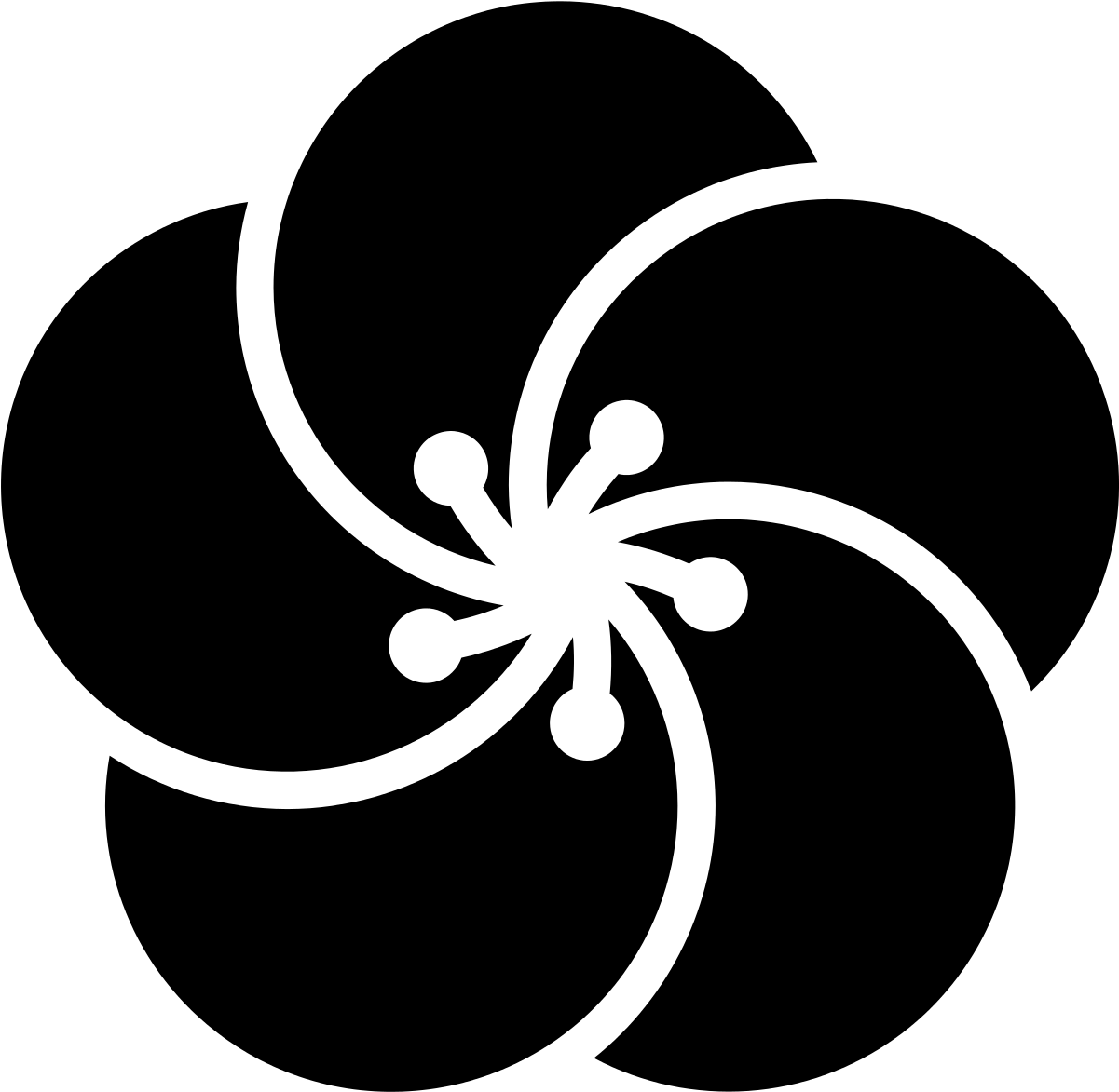 Circle Shape 桌布 壁紙 — 純黑色背景，沒有可見的元素或細節。