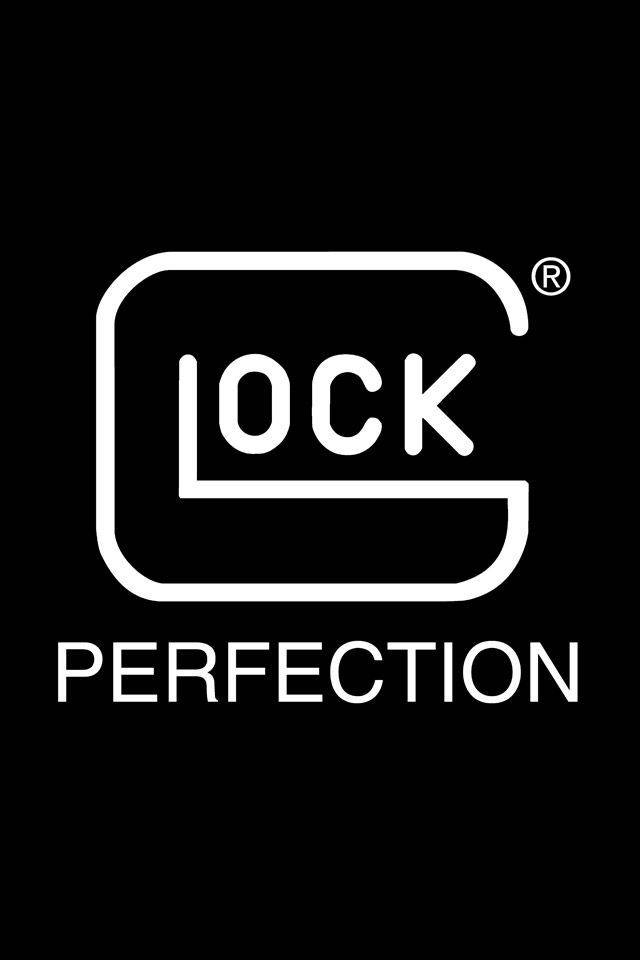 克拉克 桌布 壁紙 — 純黑色背景上帶有註冊商標符號的粗體白色「LOCK PERFECTION」標誌。
