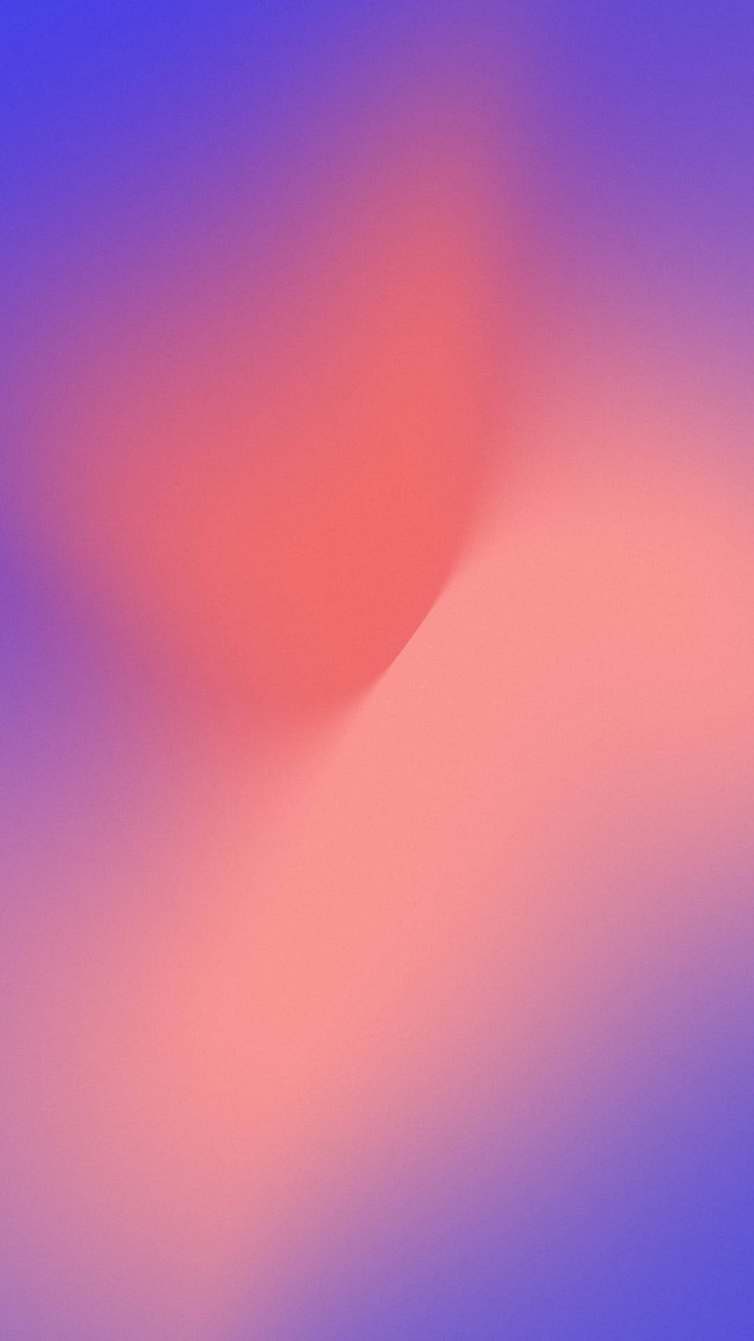 Gradient 桌布 壁紙 — 紫色和珊瑚粉色的平滑漸變柔和地融合在整個畫面中。