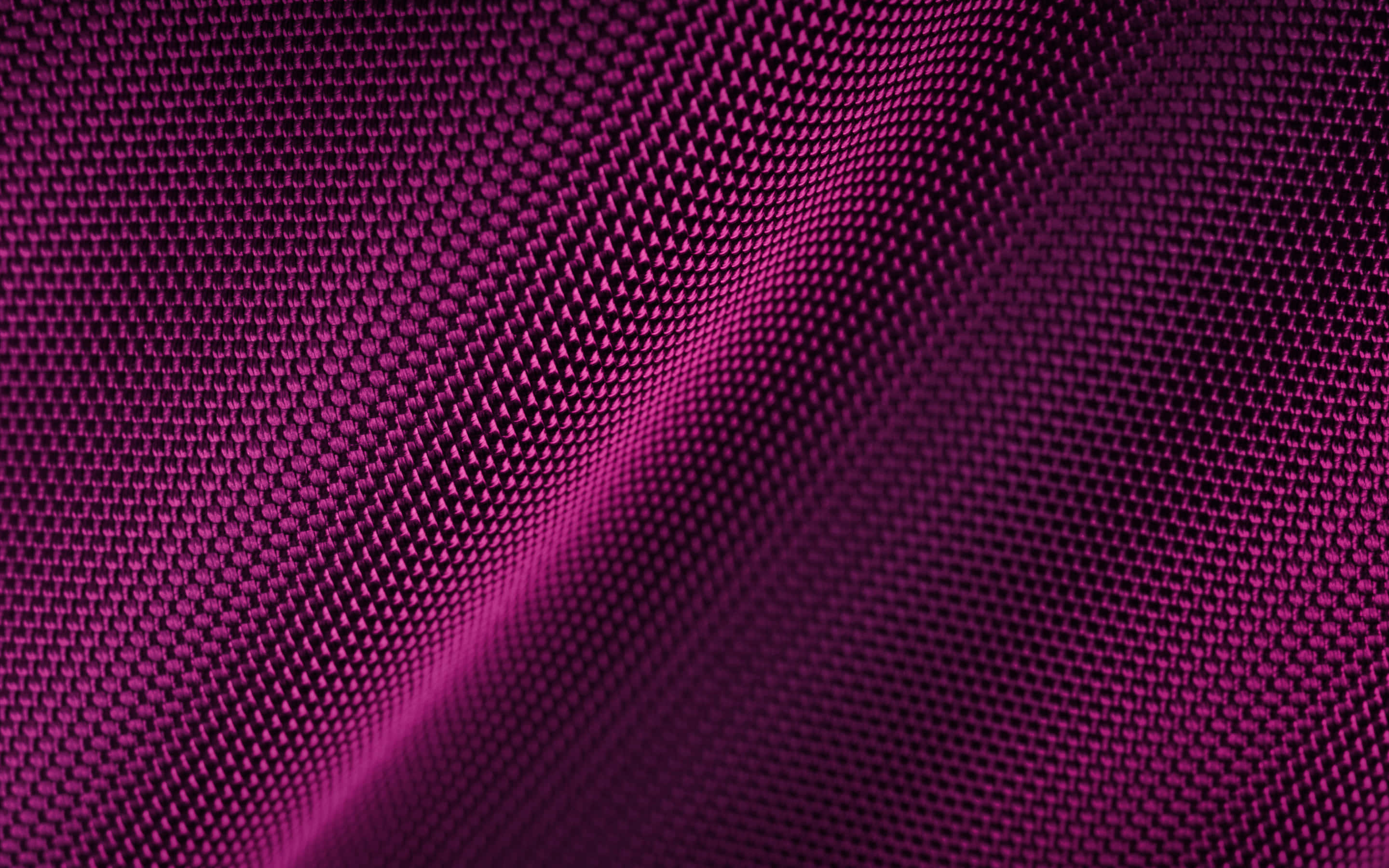 Pink Texture 桌布 壁紙 — 紫色紋理布料的特寫，帶有波浪形幾何圖案，產生漸變效果。
