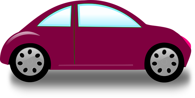 紫色車輛側面向量圖 壁紙