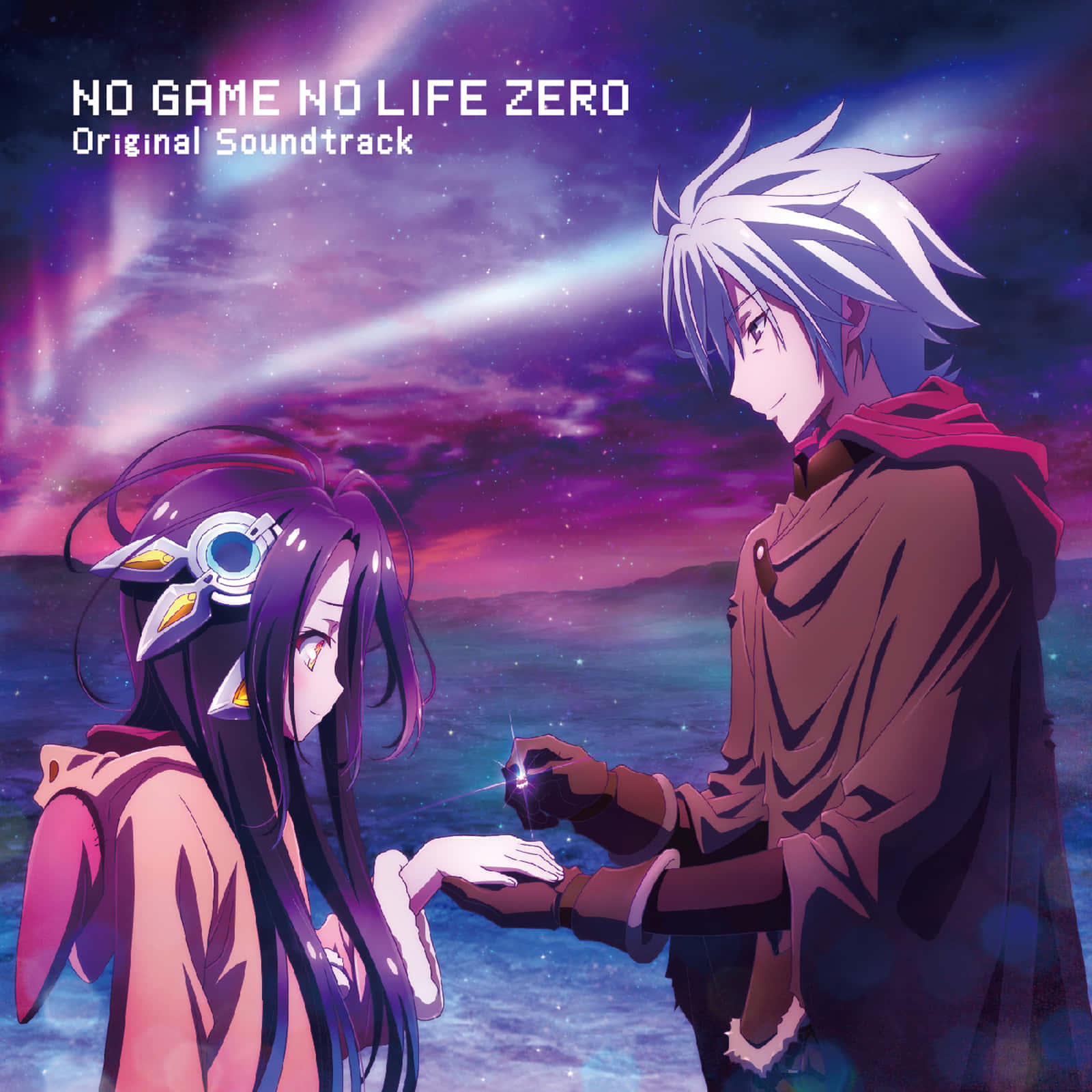 統治宇宙的兩位神明——來自《No Game No Life》的空與白 壁紙