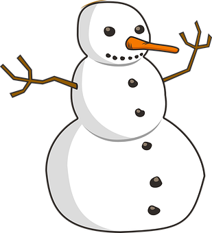 經典卡通雪人 壁紙