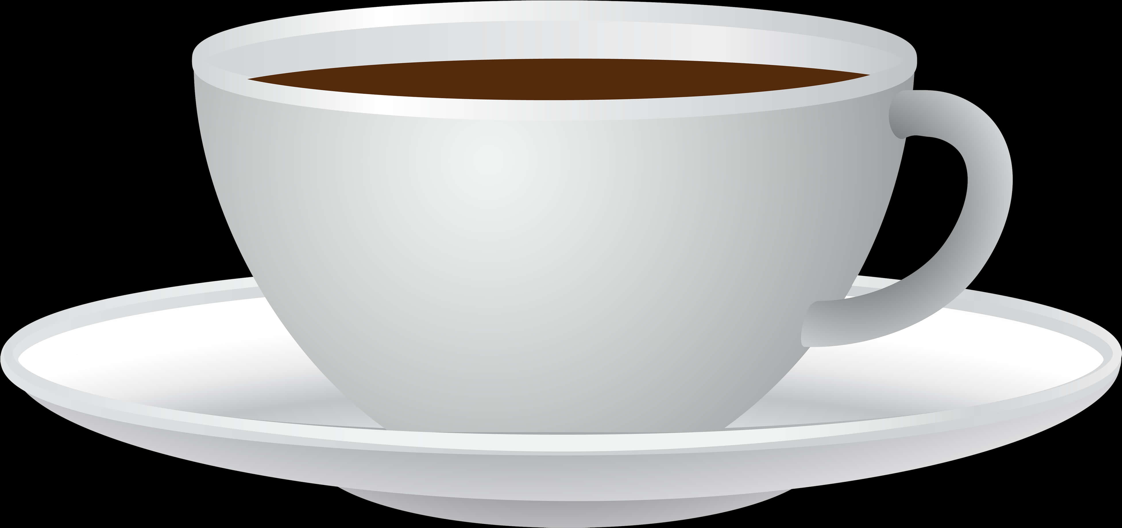 經典咖啡杯與碟 壁紙