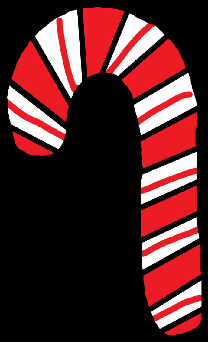 經典紅白拐杖糖 壁紙