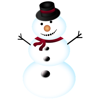 經典雪人插畫 壁紙
