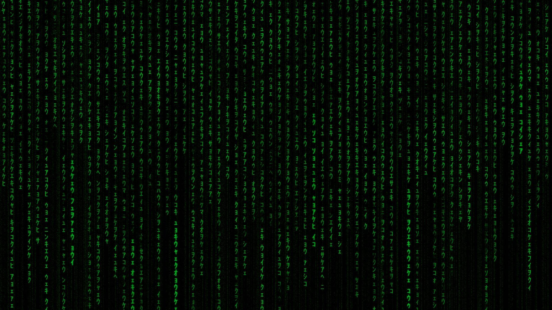 矩陣 桌布 壁紙 — 綠色數位代碼流垂直流動在黑色背景上，呈現 Matrix 風格的視覺效果。