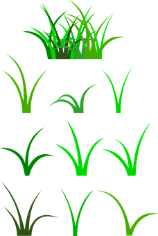 綠色草地向量插畫 壁紙