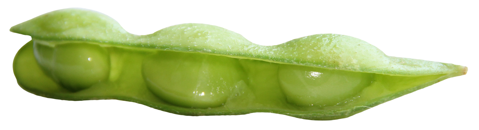 綠色豌豆莢打開 壁紙
