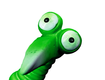 綠色黏液生物玩具 — 小丑 壁紙