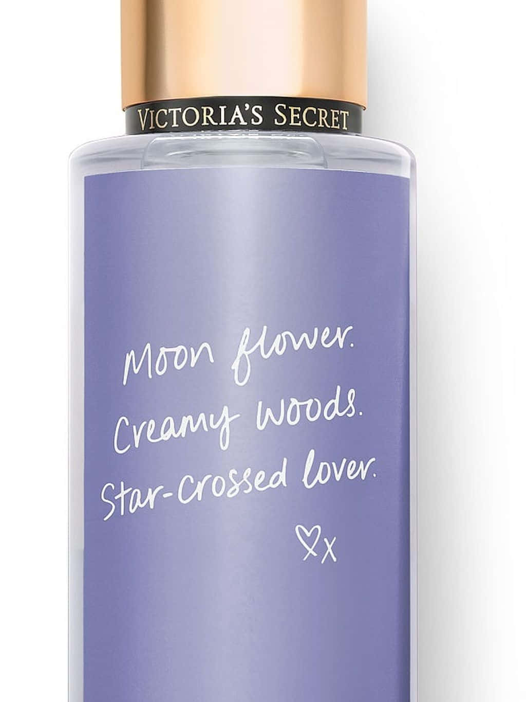 Victoria Secret 桌布 壁紙 — 維多利亞的秘密香水瓶特寫，帶有薰衣草標籤和手寫香調。