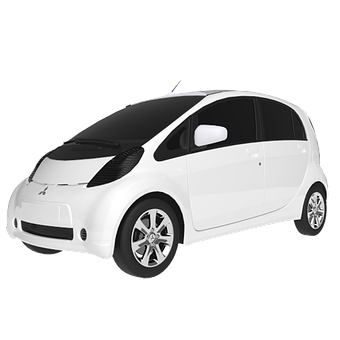 緊湊型電動車 黑白配色
