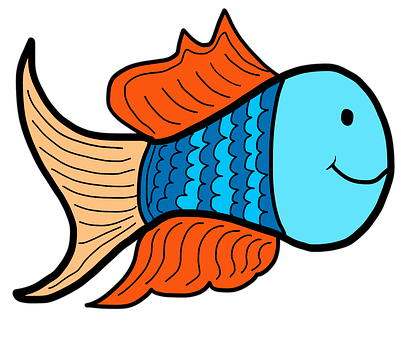 繽紛卡通魚 壁紙