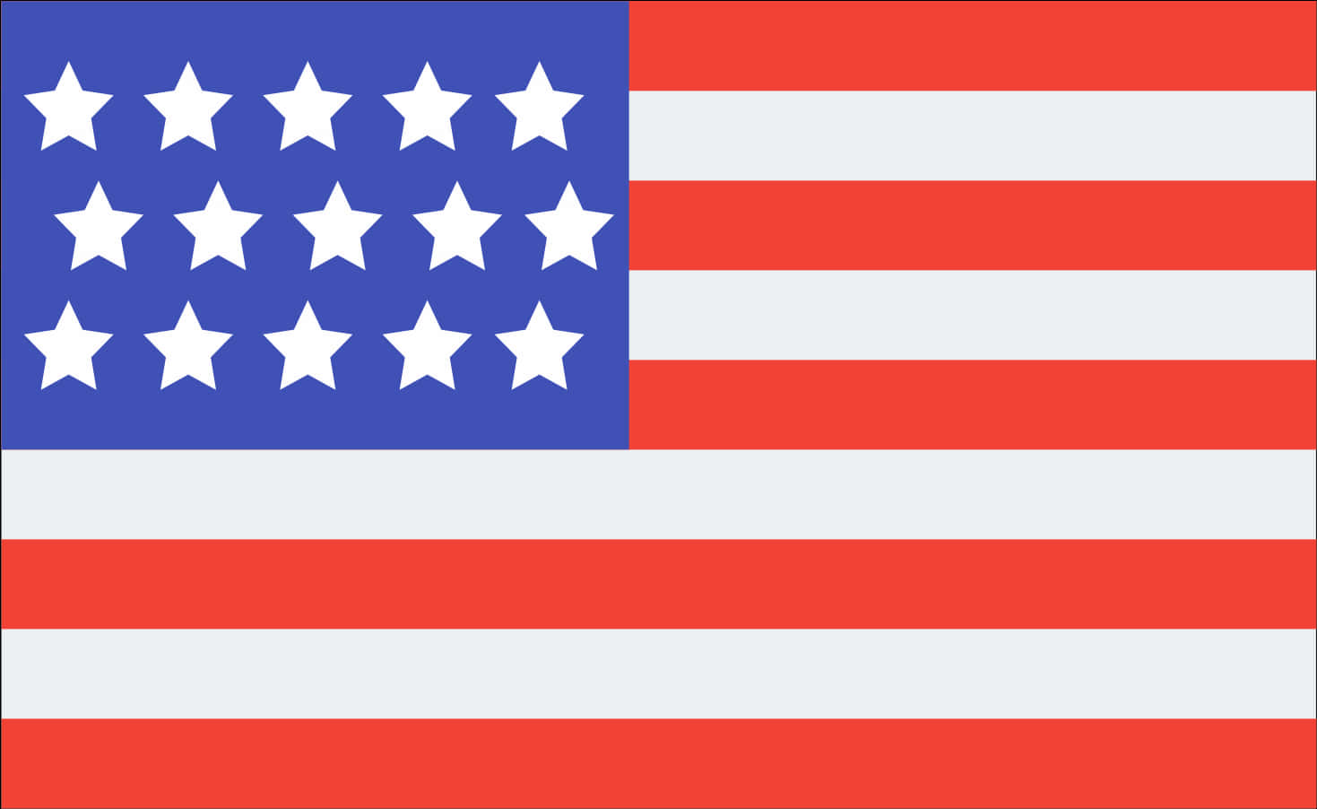 USA Flag 桌布 壁紙 — 美國國旗，帶有其標誌性的星星和條紋，以大膽的紅、白、藍色呈現。