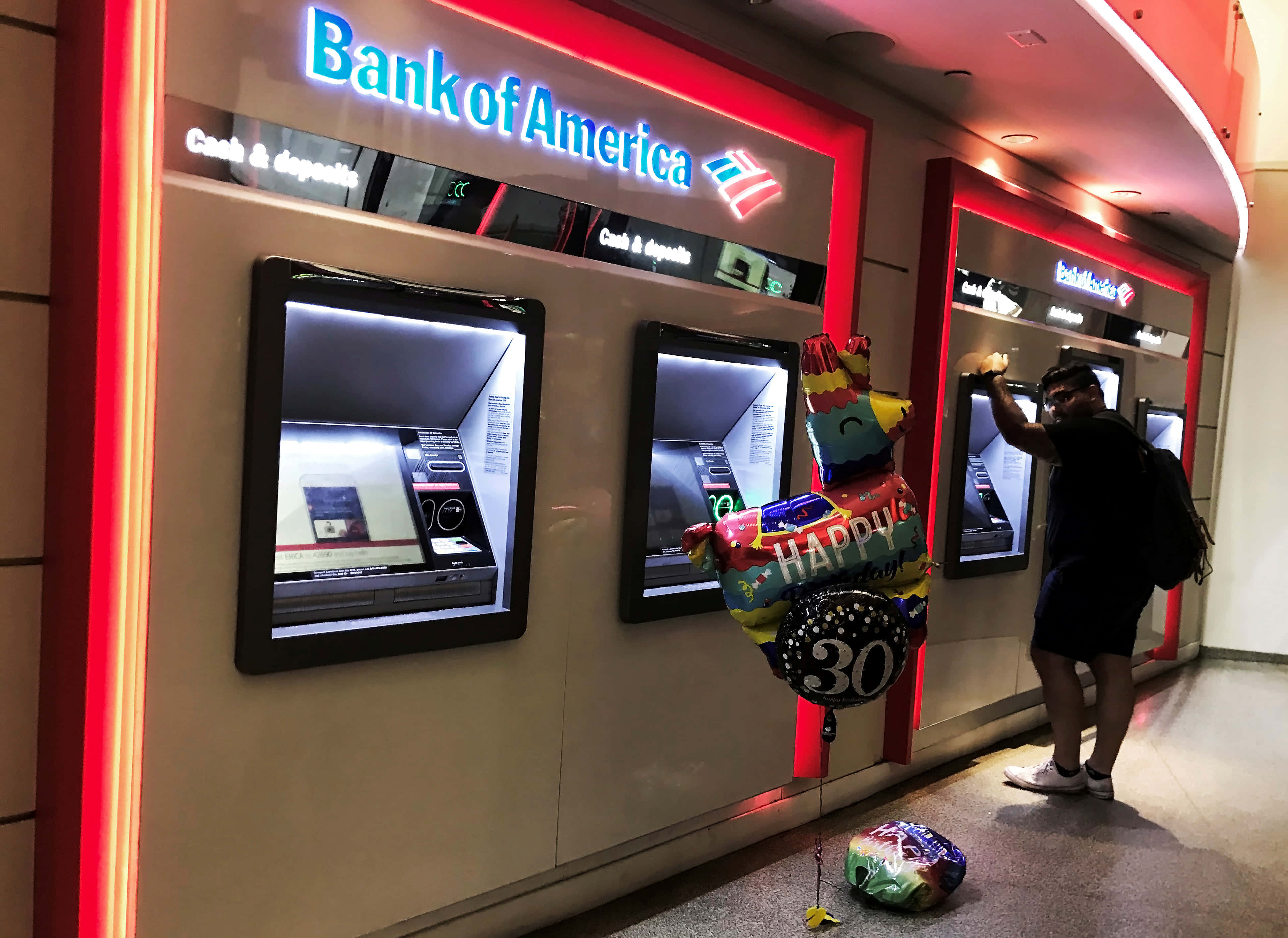 美國銀行自動櫃員機 壁紙