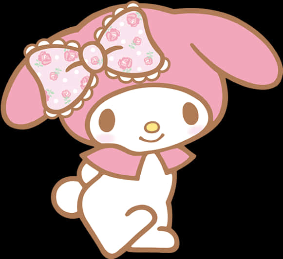 美樂蒂可愛姿勢 壁紙
