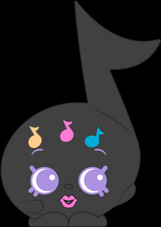 美樂蒂陰影角色插畫 壁紙
