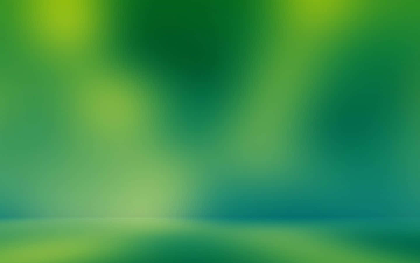 純色動圖 桌布 壁紙 — 翡翠綠和藍綠色的寧靜漸變，帶有柔和模糊的散景高光和微妙的水平線。