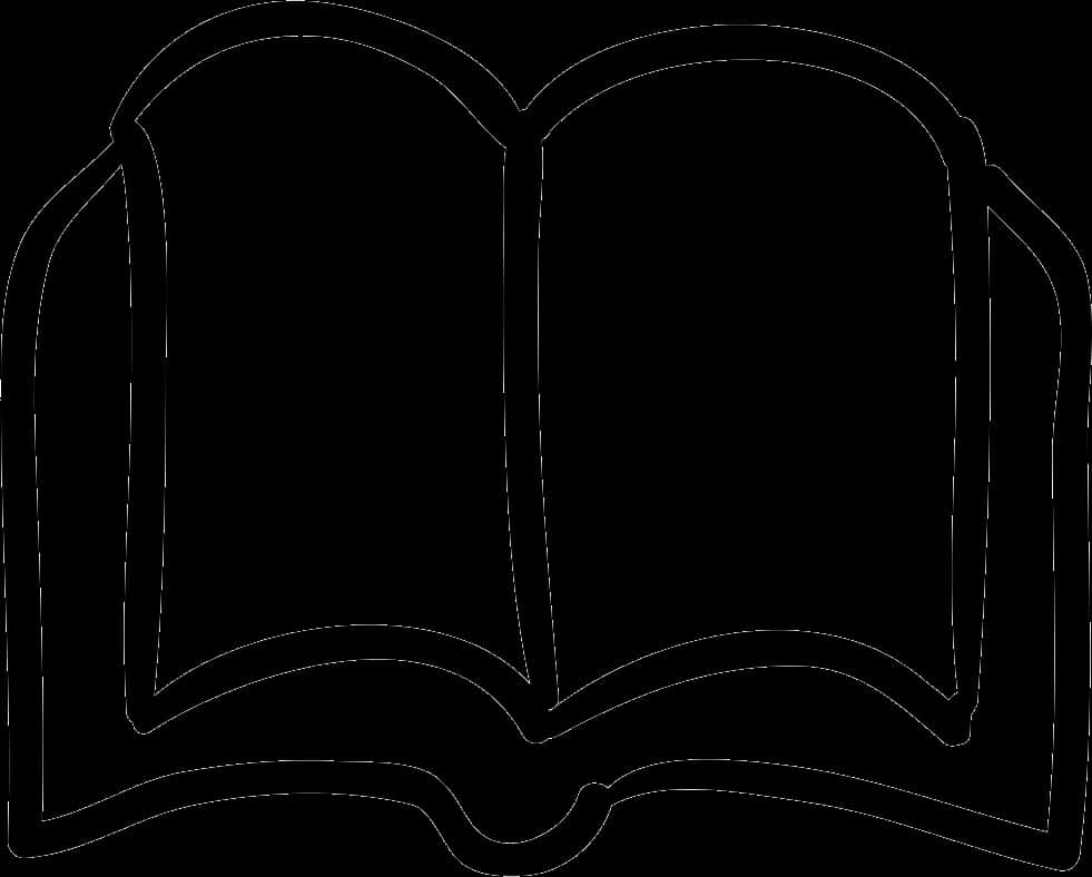 翻開書本輪廓向量圖 壁紙