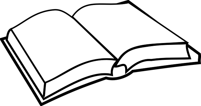 翻開的書本向量插圖 壁紙