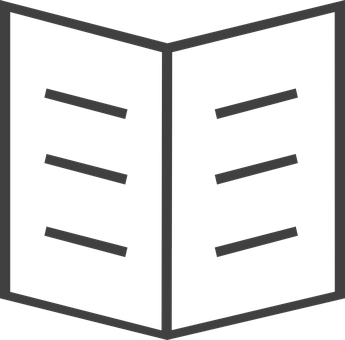 翻開的書本圖示 壁紙