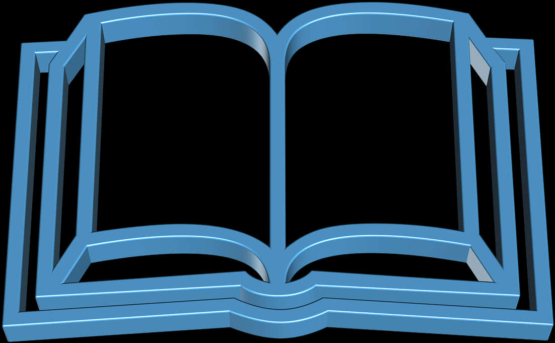 翻開的書本輪廓 壁紙
