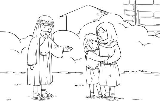 聖經場景_黑背景 壁紙