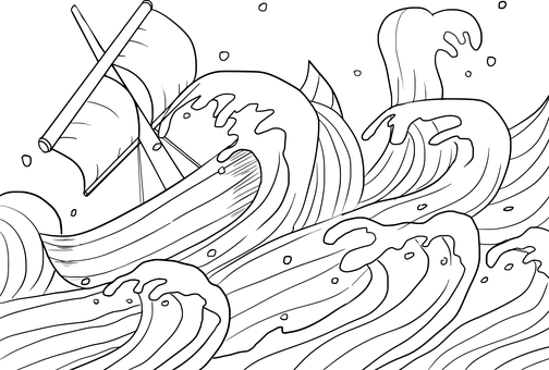 聖經場景_黑色剪影 壁紙