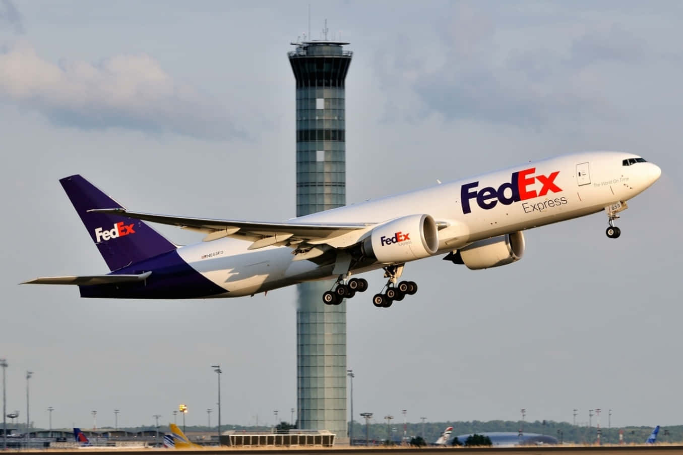 聯邦快遞波音737-800 - 航班 - 達拉斯沃斯堡機場 壁紙