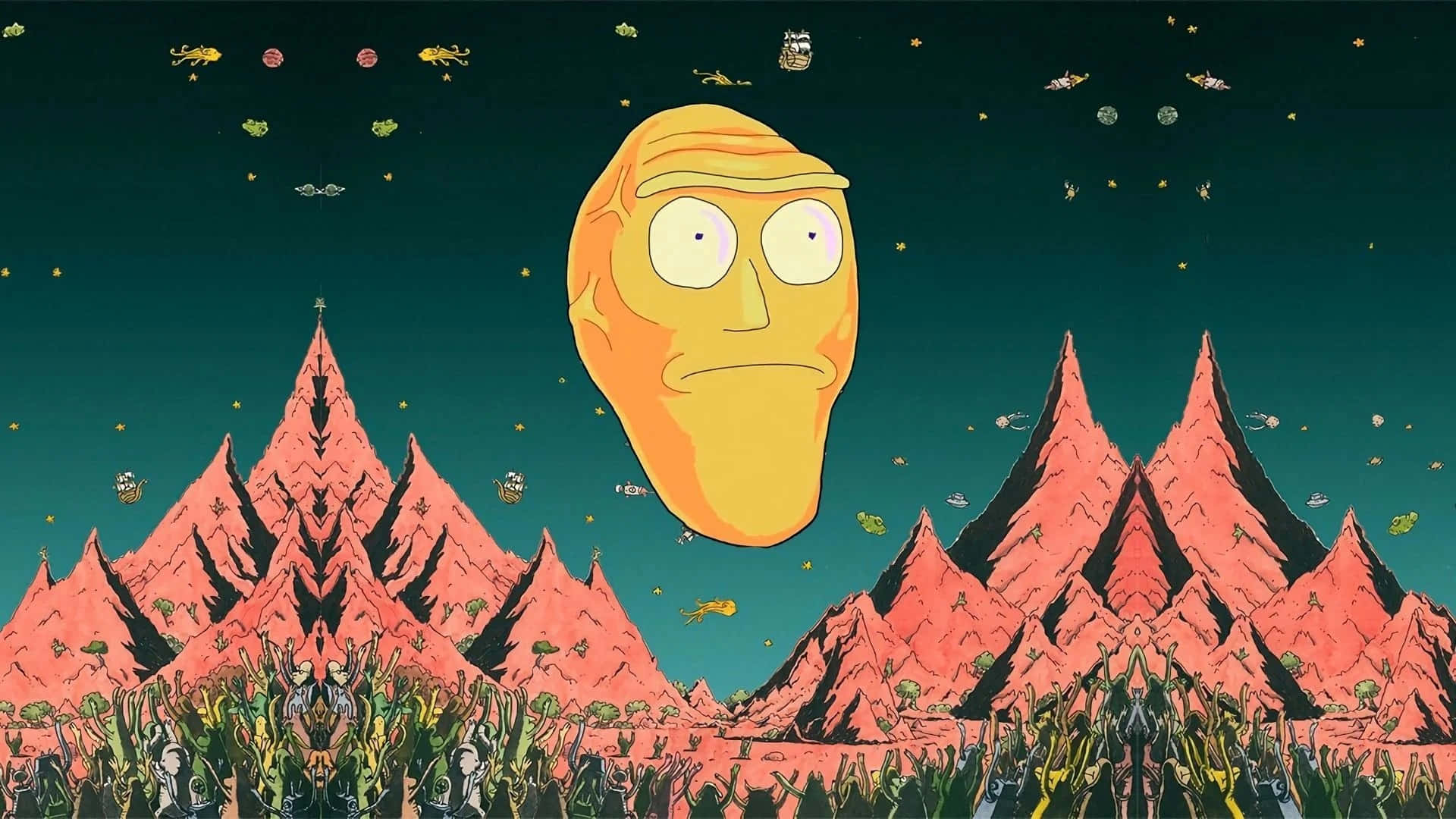 瑞克和莫蒂背景 — 瑞克和莫蒂 壁紙