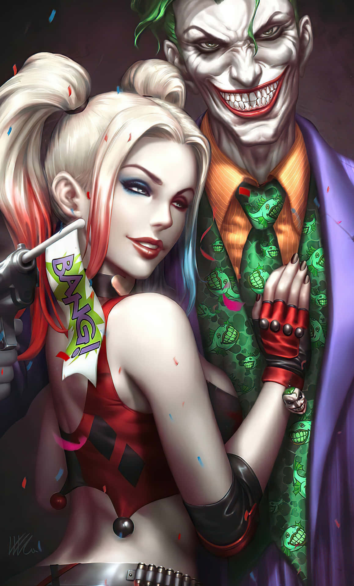 Love Joker And Harley Quinn Suicide Squad — 小丑 壁紙