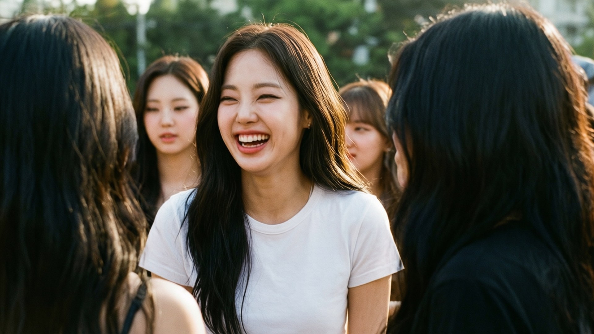 自然歡樂的 Jisoo 壁紙