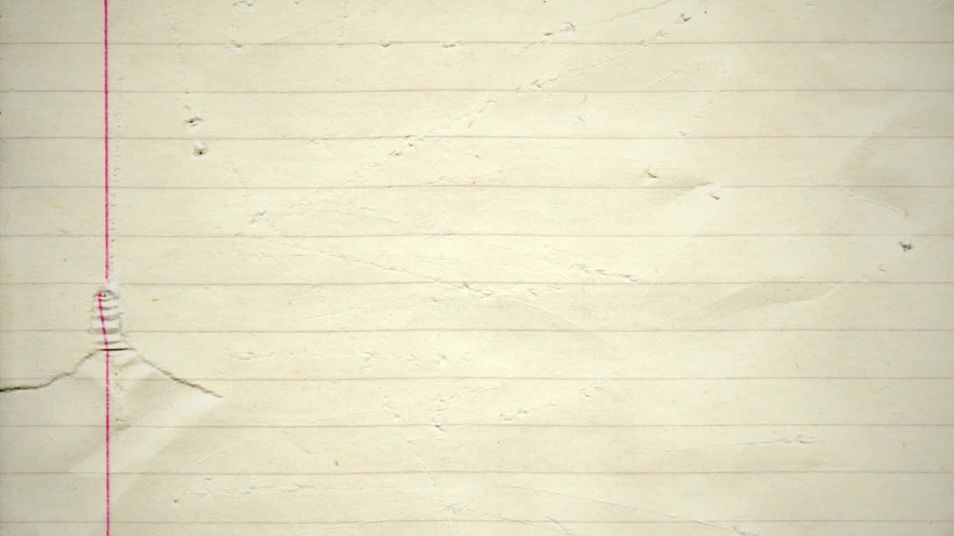 paper 桌布 壁紙 — 舊有線筆記本紙張的特寫，帶有撕裂邊緣和褪色的紅色邊距線，顯示質感和磨損。