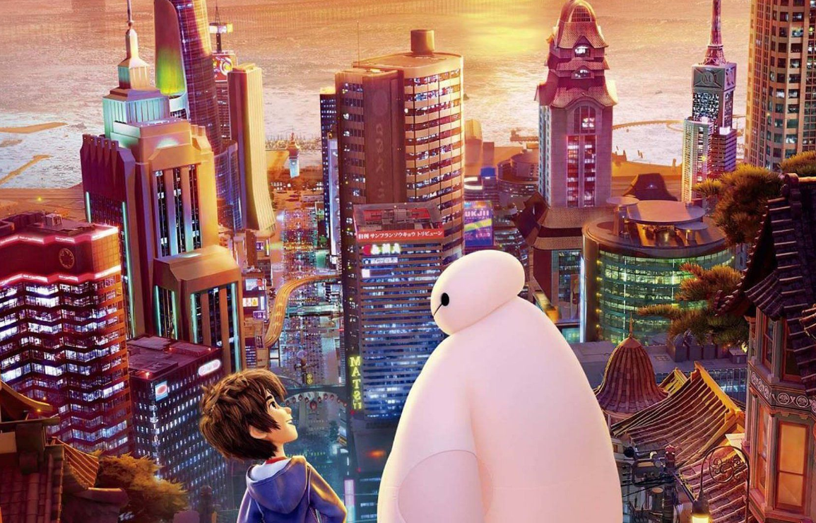 舊金山與東京融合的壯麗天際線——《大英雄天團》世界觀 壁紙
