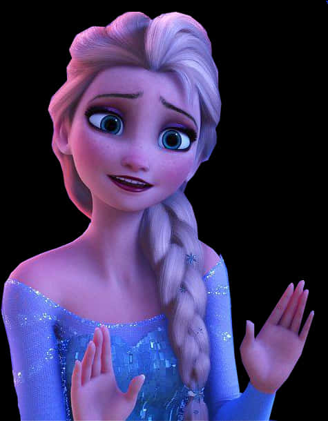 艾莎冰雪奇緣角色肖像 壁紙