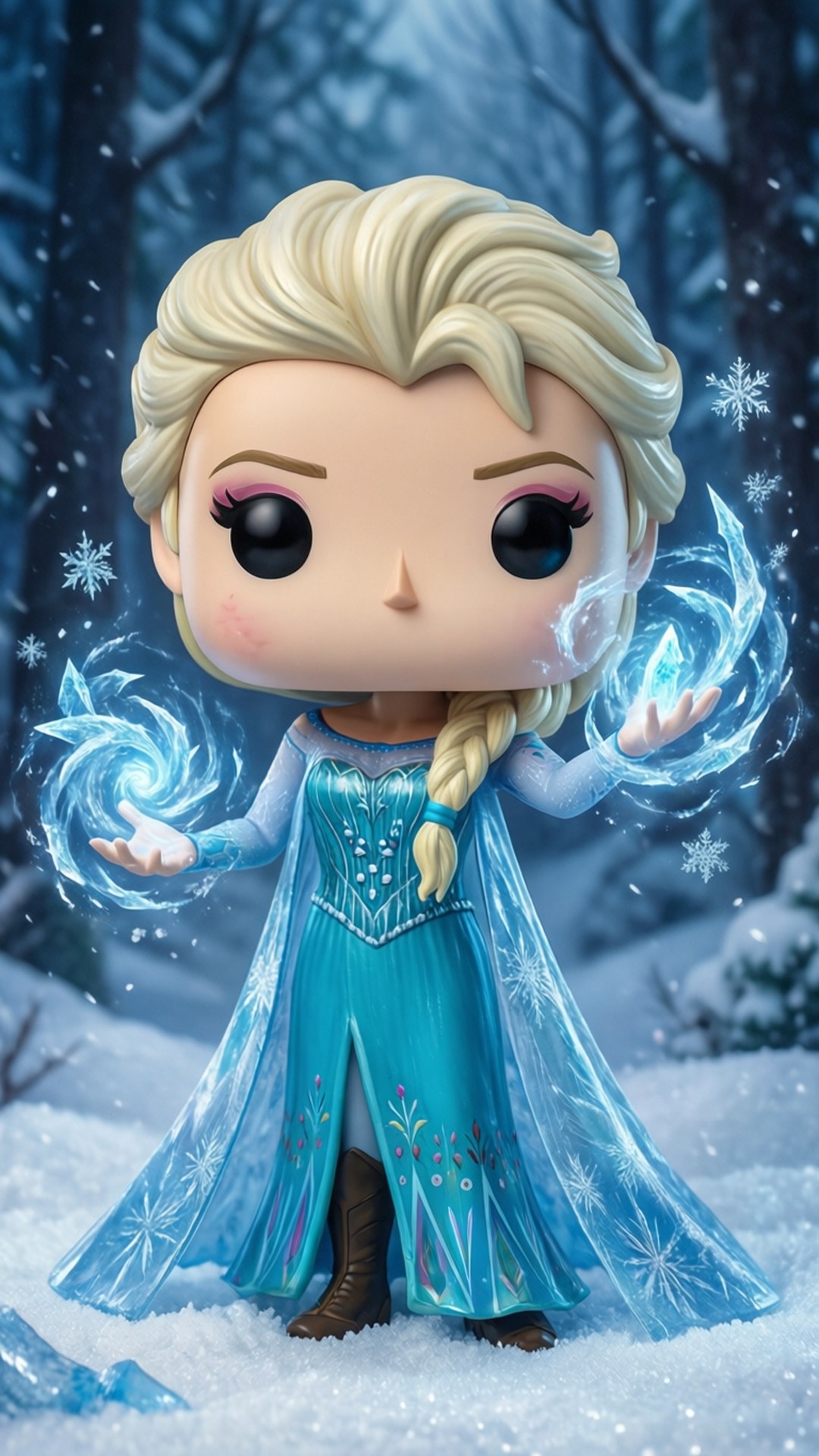 艾莎的冰雪魔法 壁紙