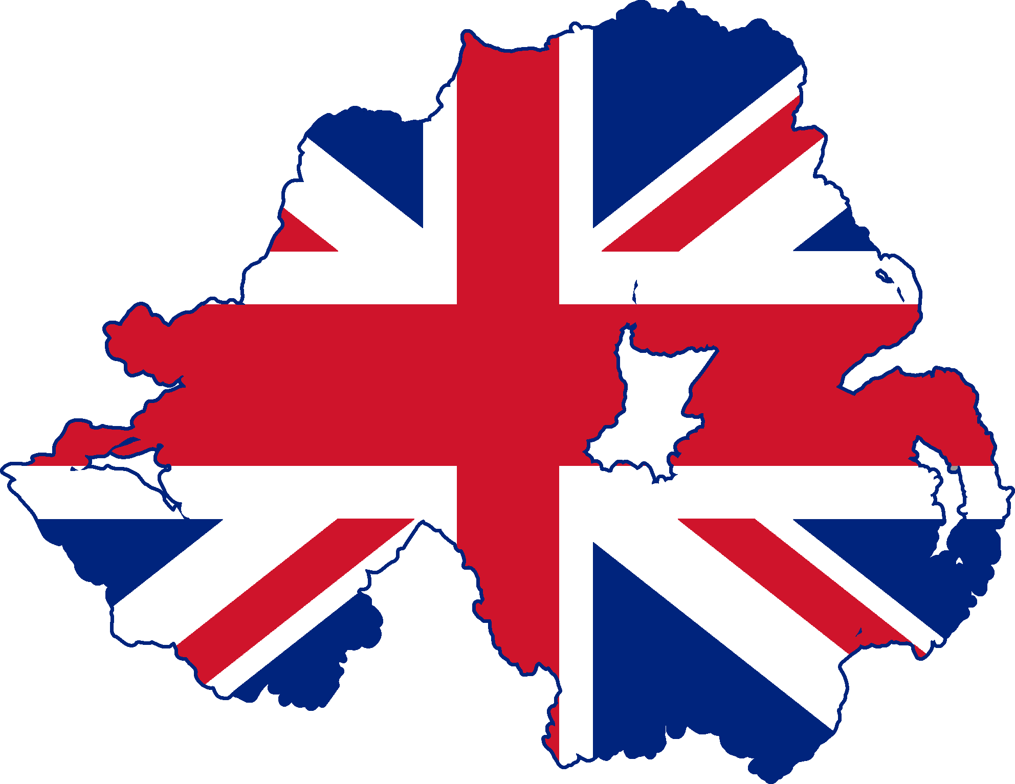 愛爾蘭 桌布 壁紙 — 英國國旗填滿了黑色背景上的英國輪廓。