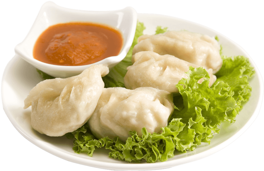蒸餃佐醬汁 壁紙