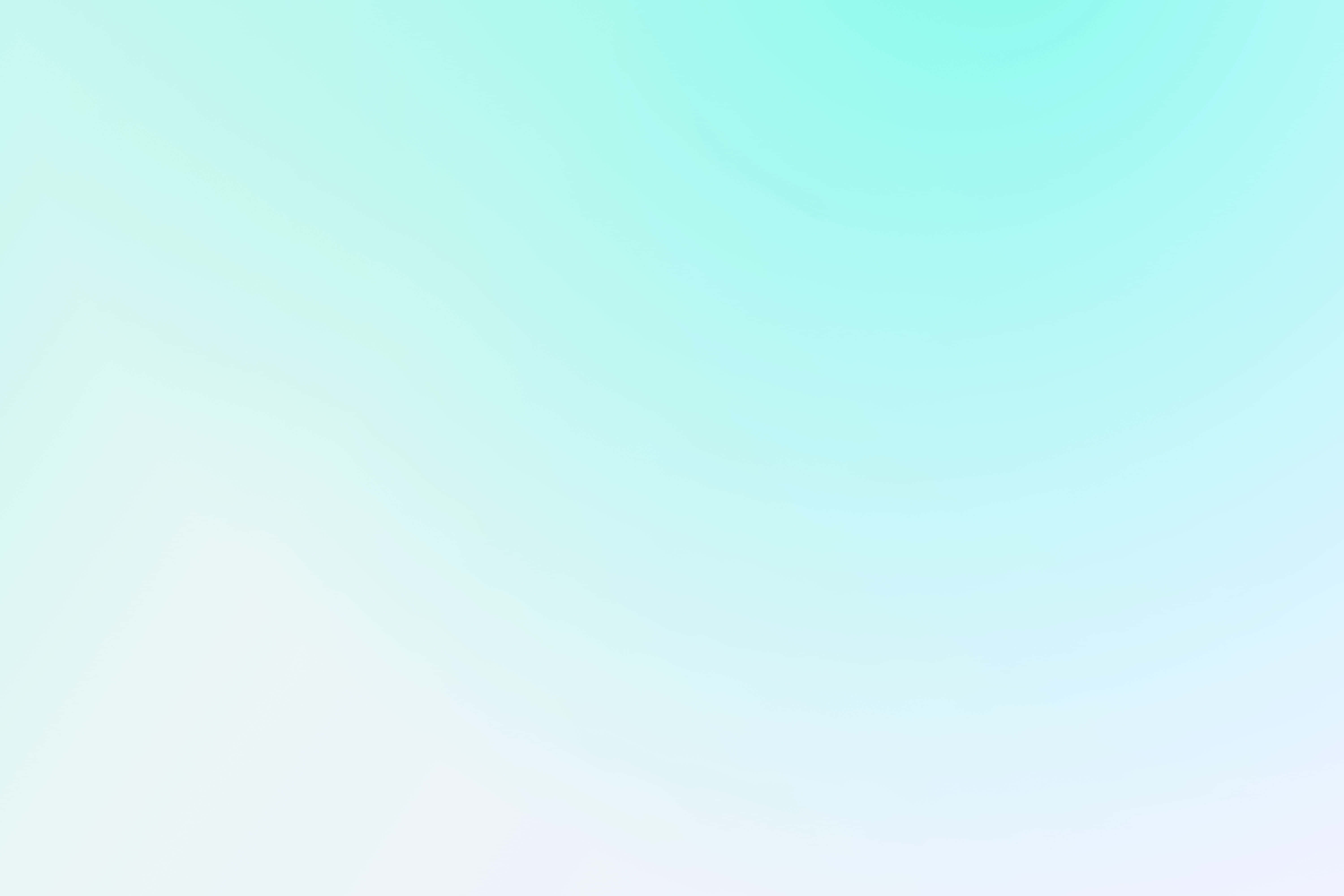 Light Teal 桌布 壁紙 — 薄荷綠和淡白色的柔和漸變，融合成寧靜的抽象背景。