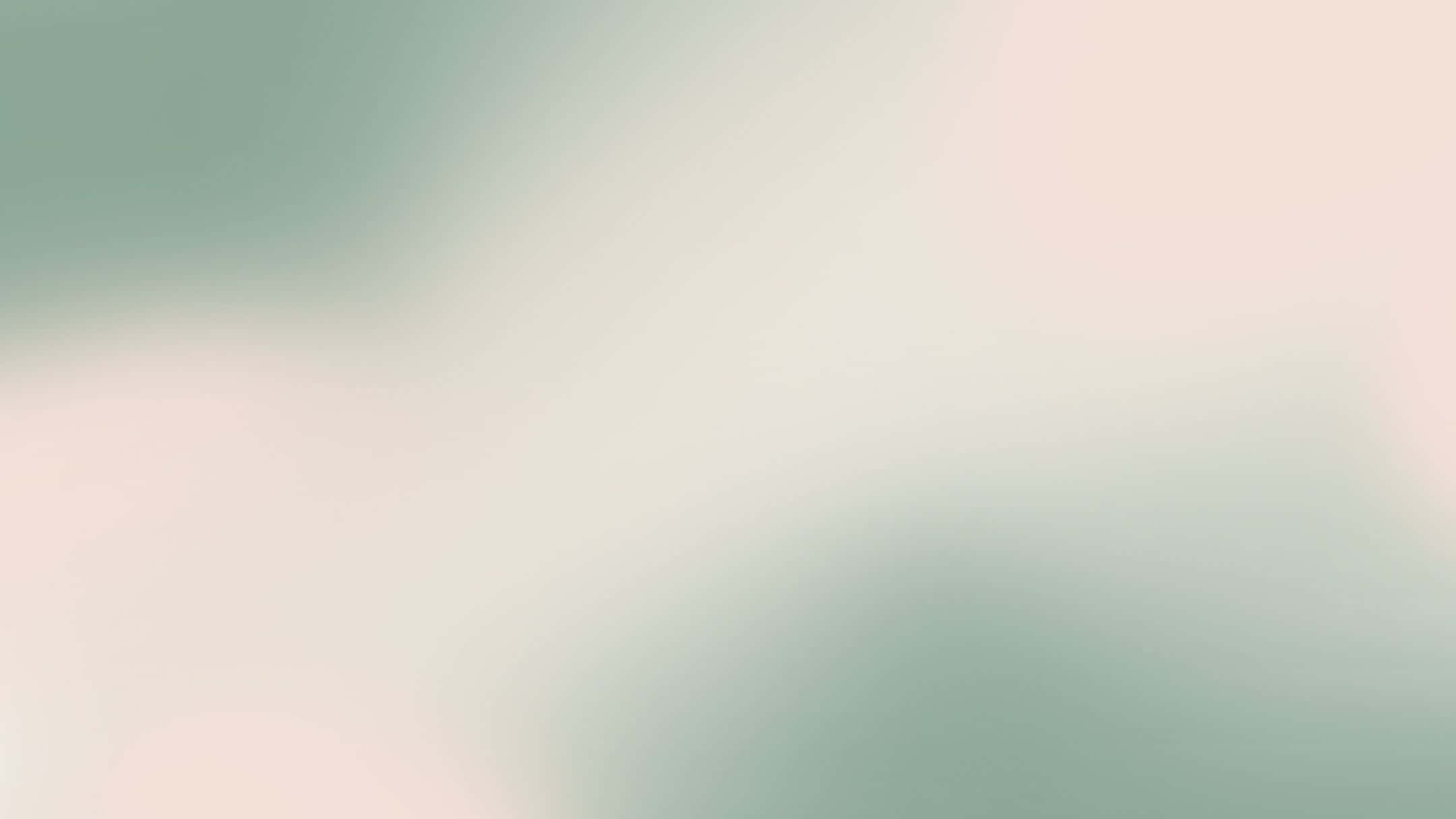 Pastel Vintage 桌布 壁紙 — 薄荷綠和腮紅粉的柔和漸變，融入奶油白，帶有微妙的散景高光。