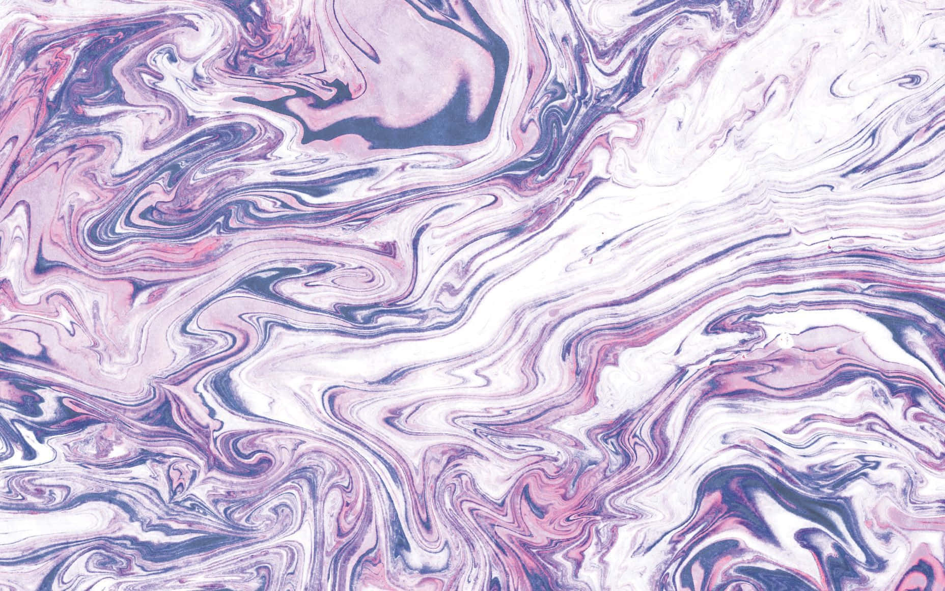 Marble Texture 桌布 壁紙 — 薰衣草粉紅和白色大理石紋液體的漩渦抽象圖案，帶有流暢的有機動感。