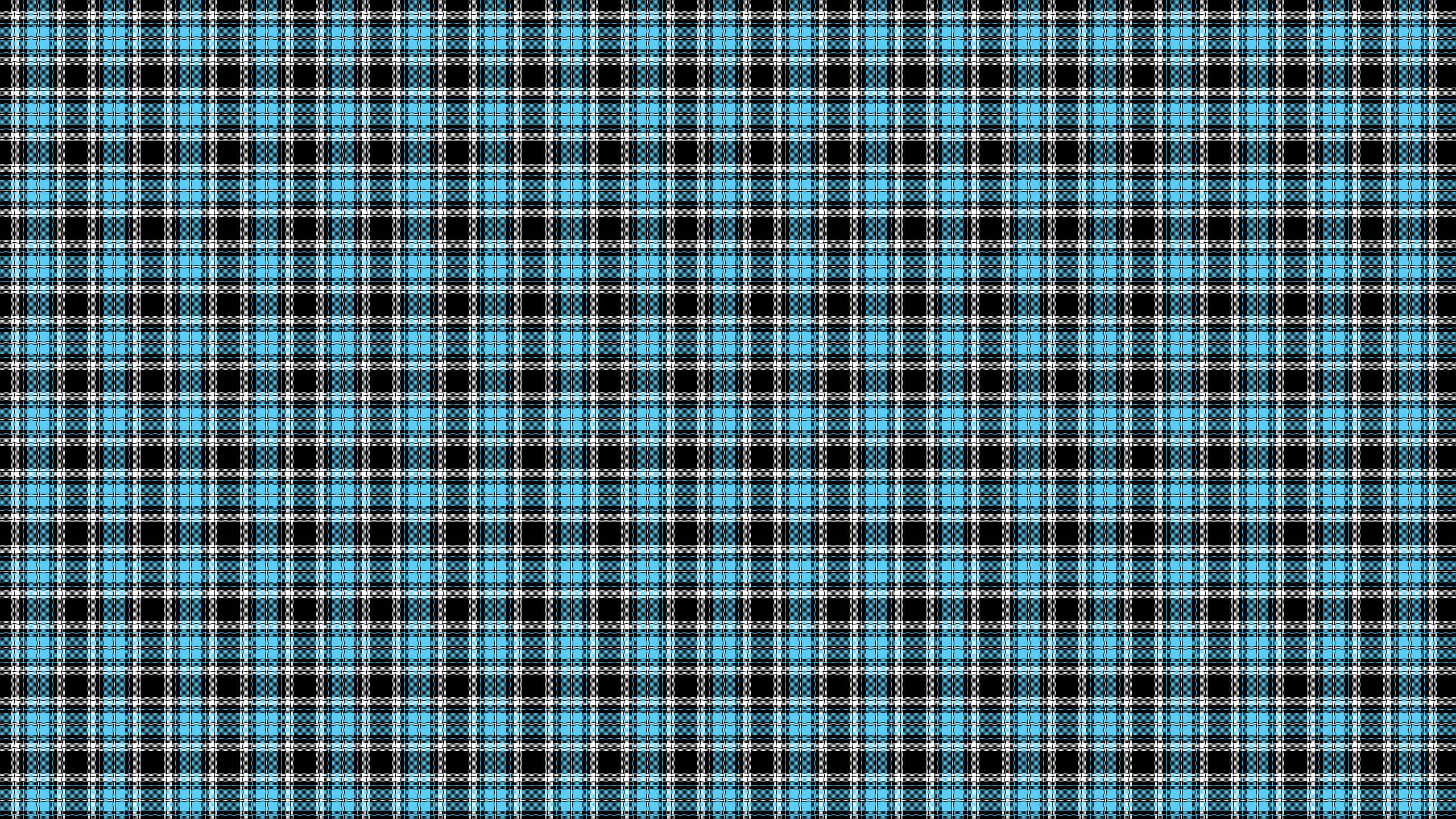 Checkered 桌布 壁紙 — 藍色、黑色和白色相交線條組成的醒目格子圖案，創造出引人注目的幾何壁紙設計。