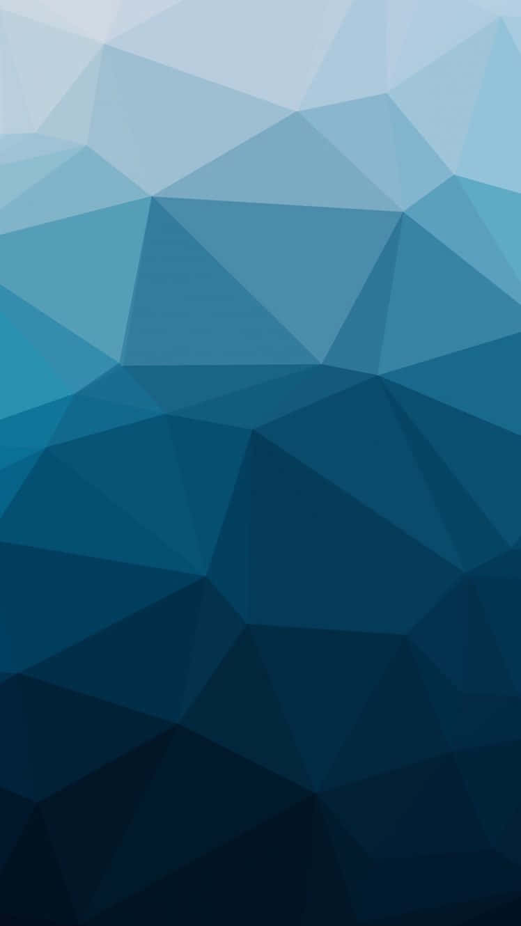 Background Design 桌布 壁紙 — 藍色多邊形形狀的漸層形成了一個從淺色到深色的現代抽象背景。