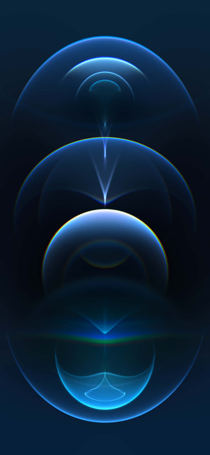 實色藍色iPhone
