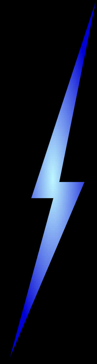 藍色漸變閃電符號 壁紙